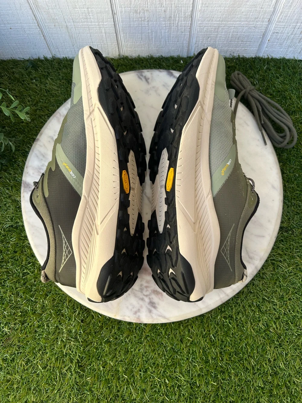 HOKA TRANSPORT SEA MOSS/EUCALYPTUS - MENS size 9.5 D gently used $150